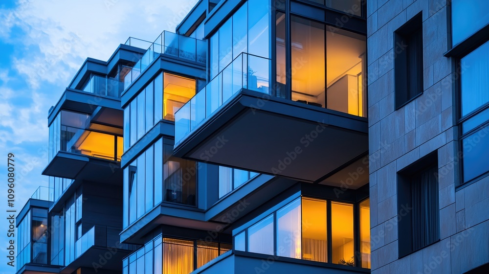 Modern Urban Apartment Design with Unique Angled Walls