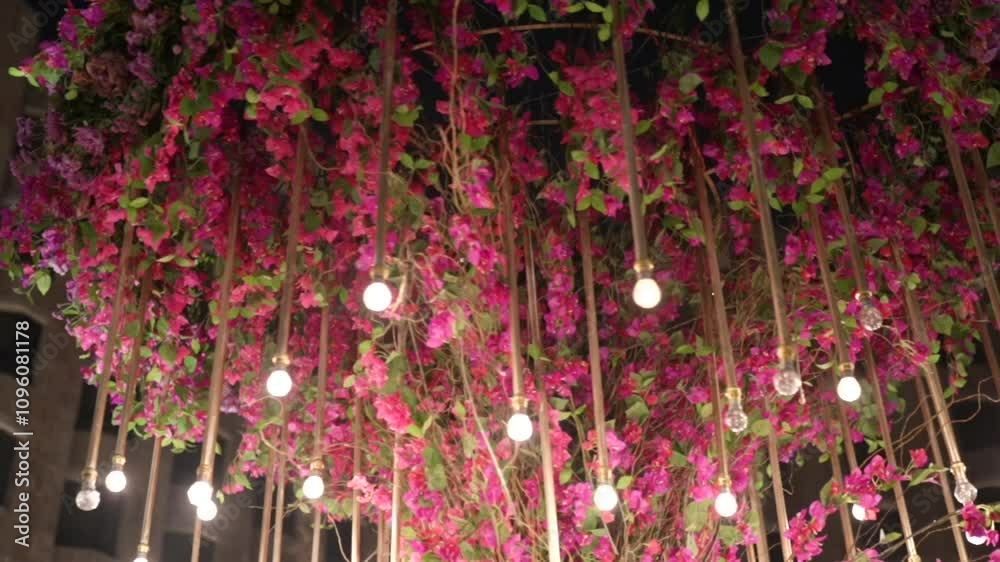custom made wallpaper toronto digitalA Slow Motion Shot of an Indian Wedding Venue Decoration in India