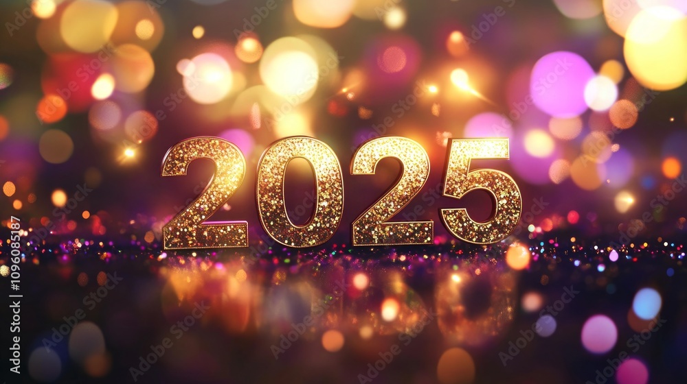 2025 New Year's Celebration Glitter