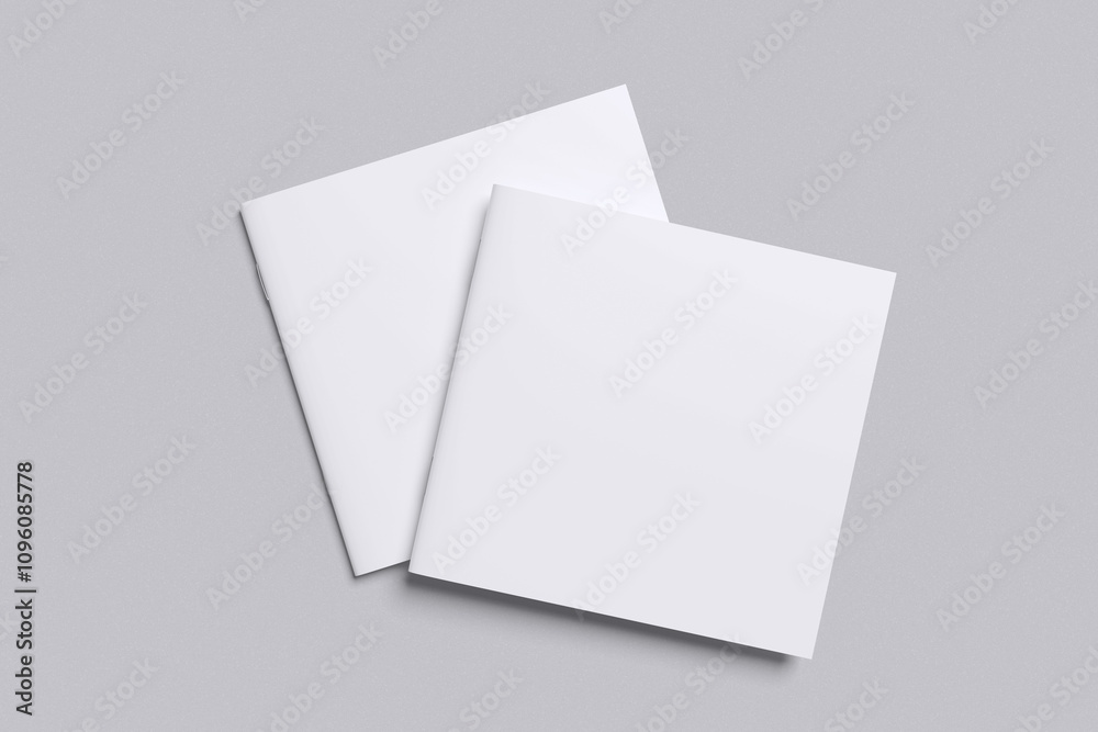 Square Brochure Blank Mockup Square Brochure Blank Mockup