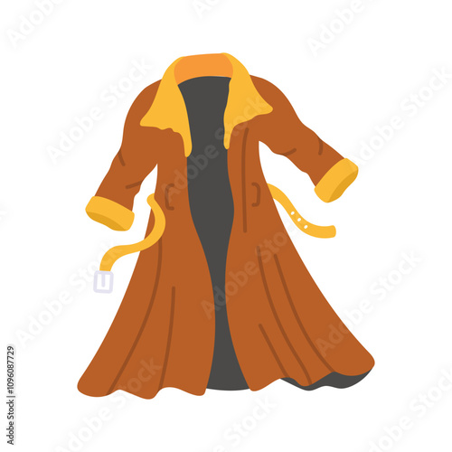 Get this amazing icon of overcoat in modern style
