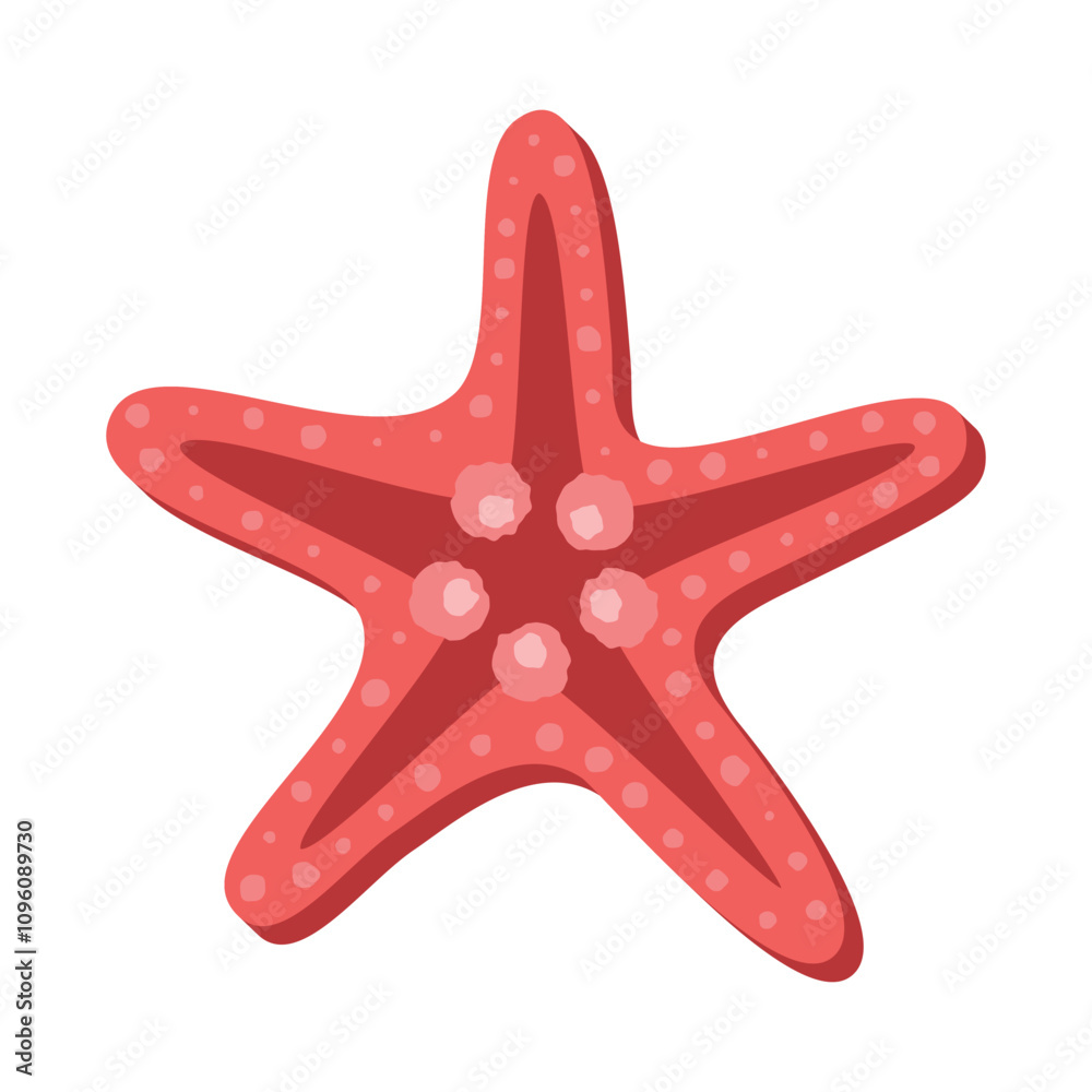 Starfish icon in flat style. Sea stars vector illustration on isolated background. Sea animal sign business concept. Starfish icon in flat style. Sea stars vector illustration on isolated background. Sea animal sign business concept.