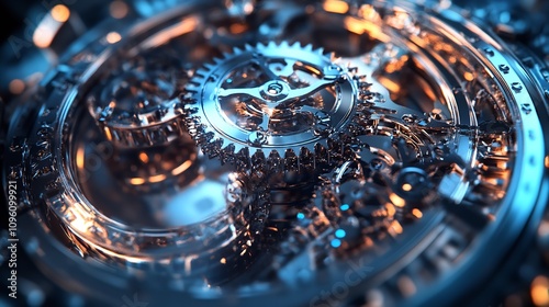 Wallpaper Mural A digital art piece featuring the cryptocurrency symbol surrounded by futuristic elements Torontodigital.ca