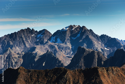 Orobie Alps. High peaks Scais and Redorta. Orobie, Lombardy, Italy