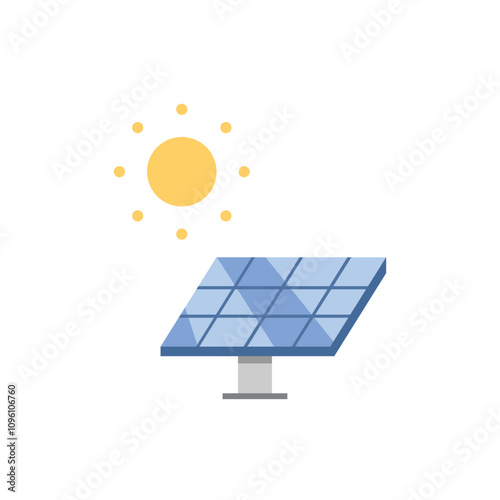 Solar energy logo icon