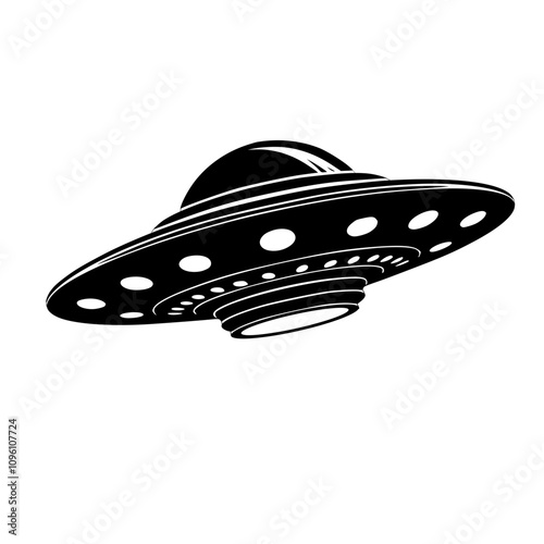 UFO in space