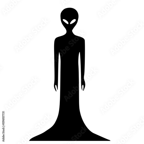 Silhouette alien 