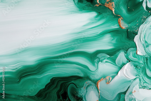Ink Green Background
