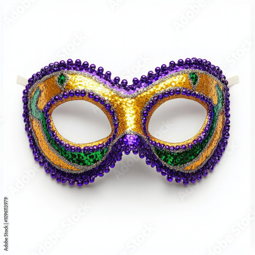 Mardi Gras Mask Isolated