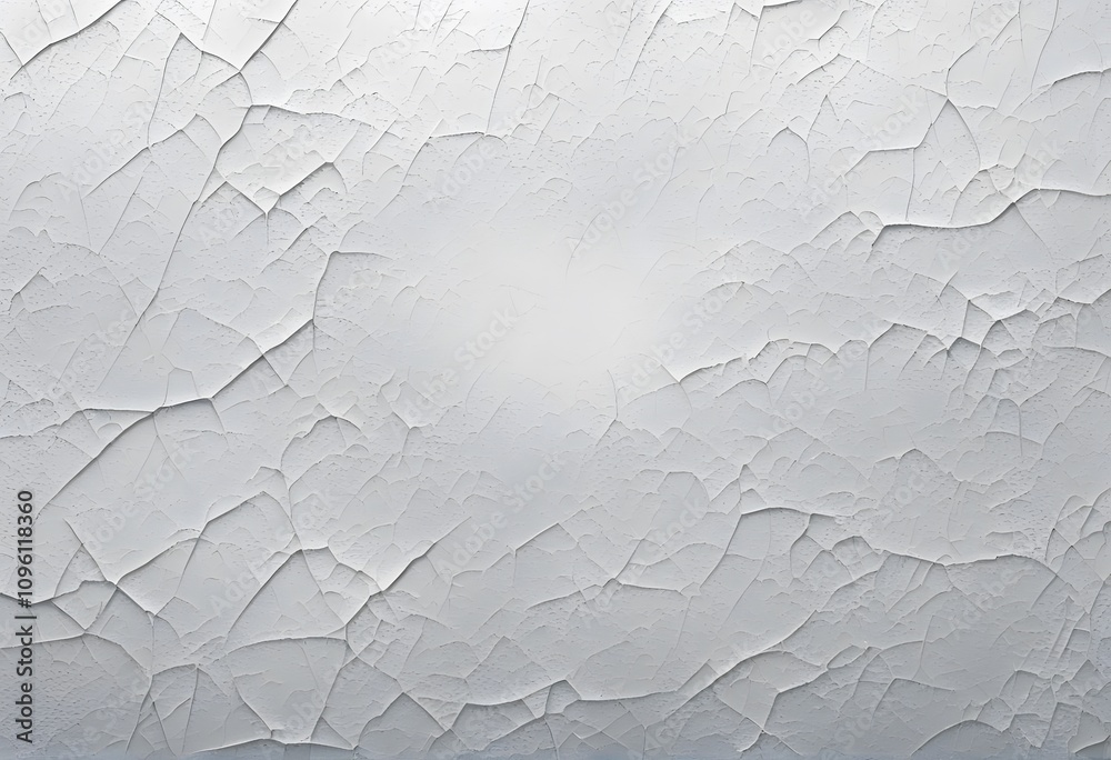 Minimalist icy grunge in pure white with subtle textured patterns and fine frost cracks, AI Generated Minimalist icy grunge in pure white with subtle textured patterns and fine frost cracks, AI Generated