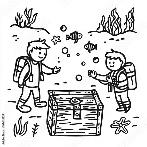 An undersea treasure hunt w...