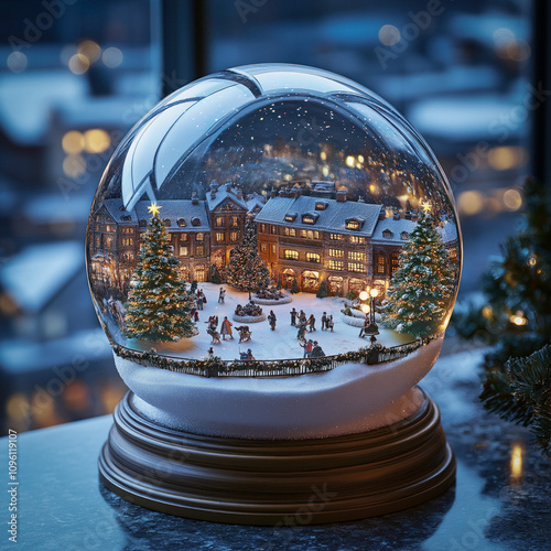 Delicate Christmas Globe Fi...