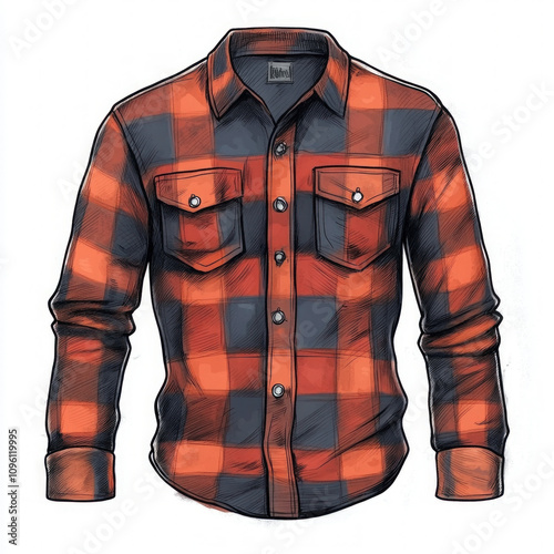 Plaid Shirt Isolated