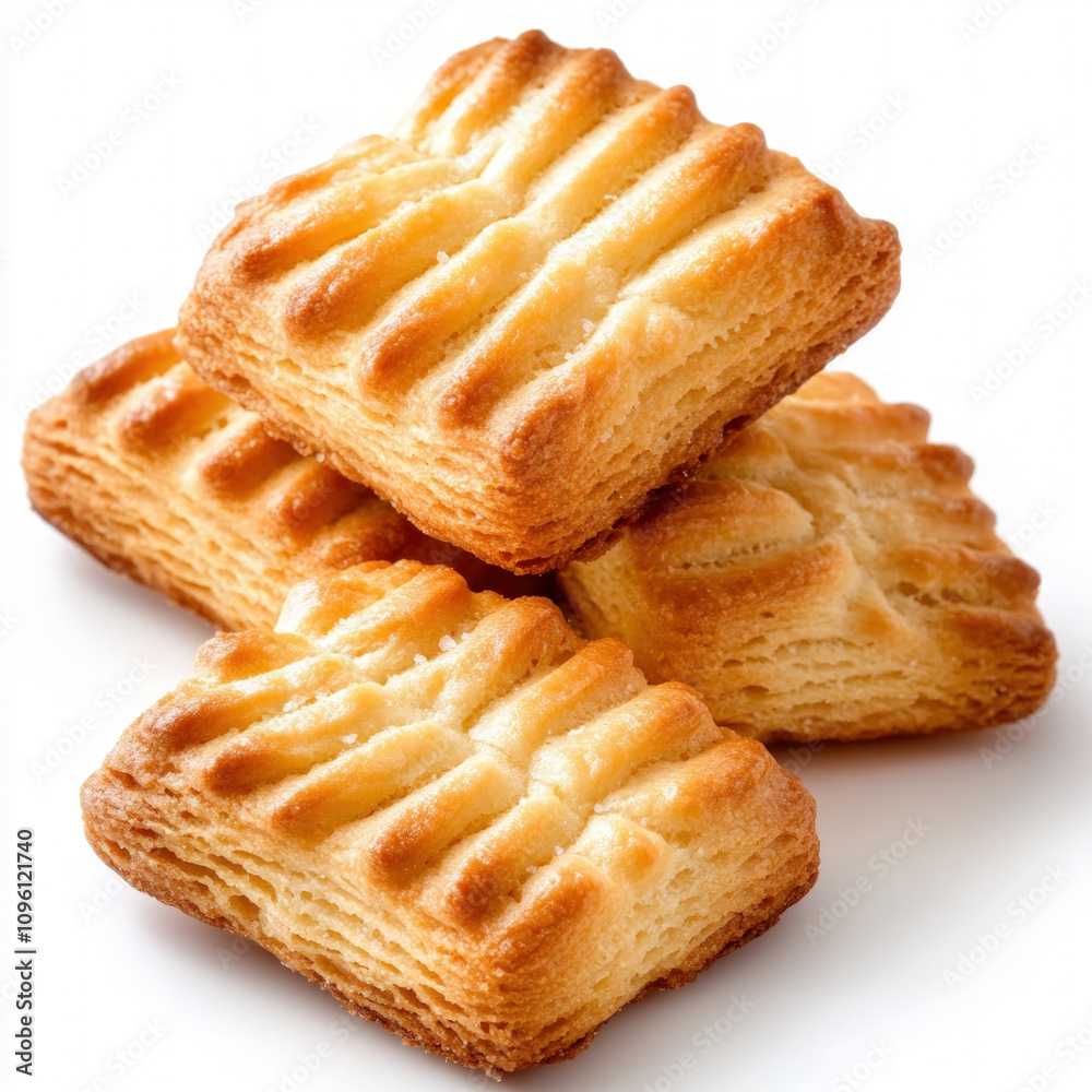 Biscuit Crumbs Isolated Biscuit Crumbs Isolated