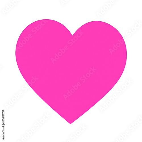 Pink heart shape icon on a black background perfect for love and romance themes.