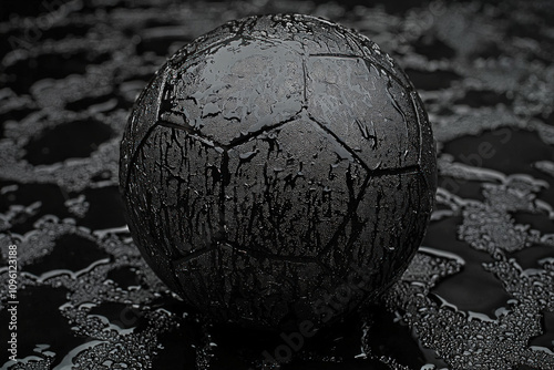 football black background