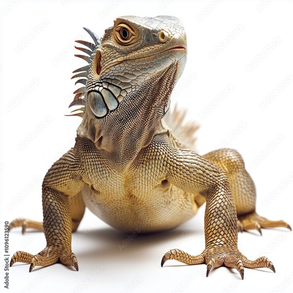 Obraz premium Iguana Isolated