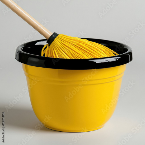 Mop Bucket Isolated