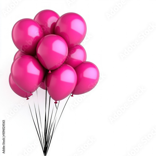 Pink Balloon Isolated