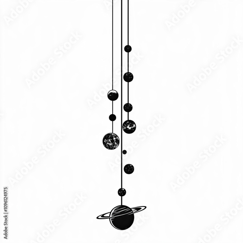 Silhouette Solar System, Il...