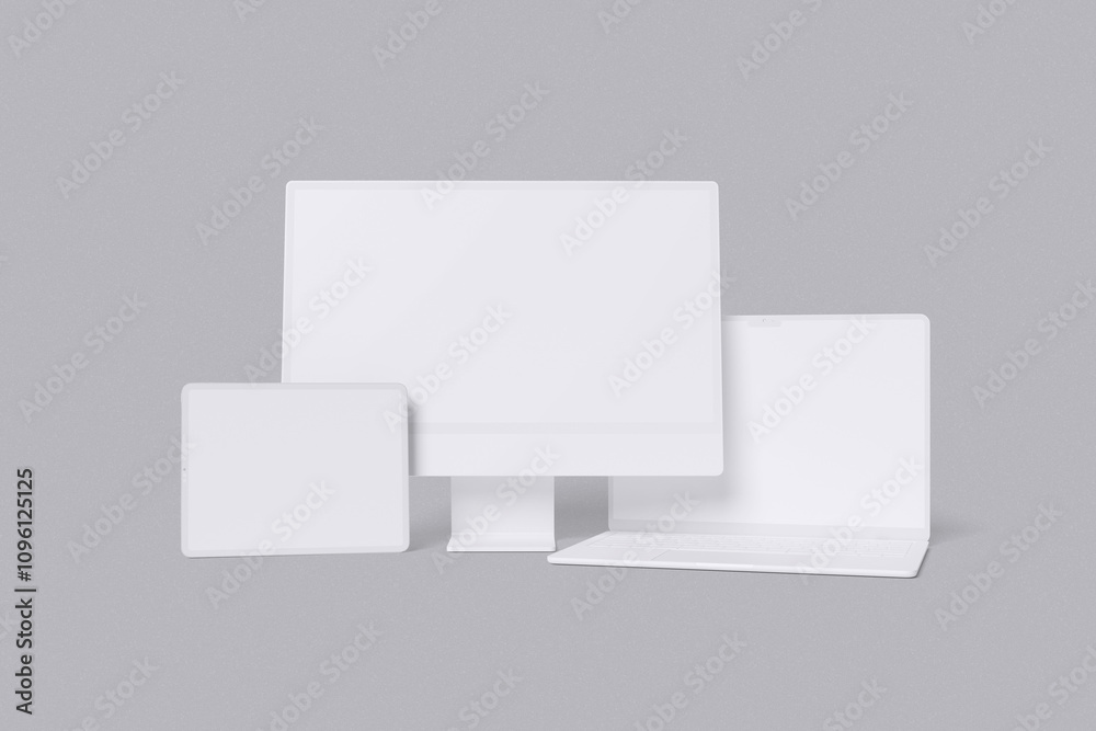 Multi Device Clay Mockup Multi Device Clay Mockup