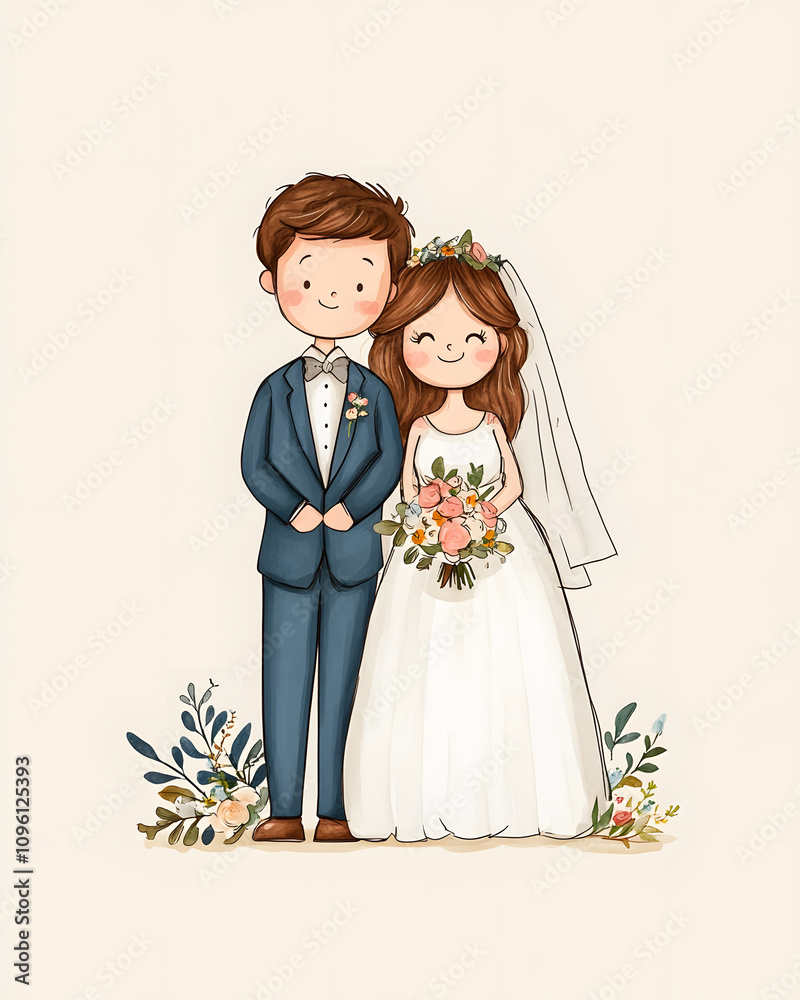 Wedding photos with a clean background for free space for text. For use with advertising banners for weddings or Valentine's Day. Wedding photos with a clean background for free space for text. For use with advertising banners for weddings or Valentine's Day.