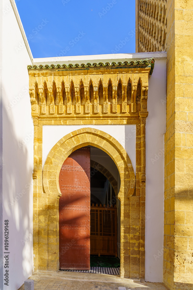 Door of the Grand Mosque, Old Medina of Casablanca