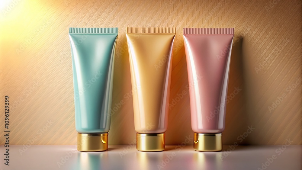 Cream Tube Mockup - Cosmetic Packaging Design, Realistic Product Photography Cream Tube Mockup - Cosmetic Packaging Design, Realistic Product Photography