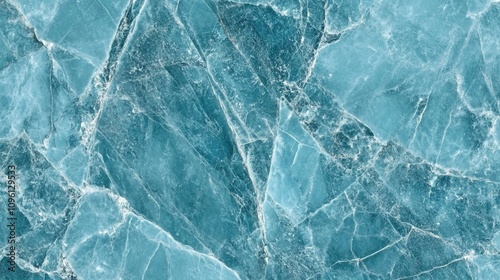 Close-up of a light blue aquamarine marble texture featuring intricate veins and patterns in a smooth, glossy finish