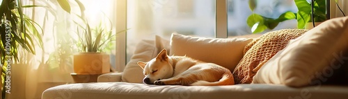 Sleeping Dog Soaking in the...