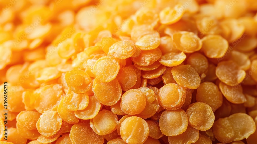 Close-up view of roasted lentils showcases their golden color and crunchy texture ideal for enhancing various dishes or enjoying alone Close-up view of roasted lentils showcases their golden color and crunchy texture ideal for enhancing various dishes or enjoying alone