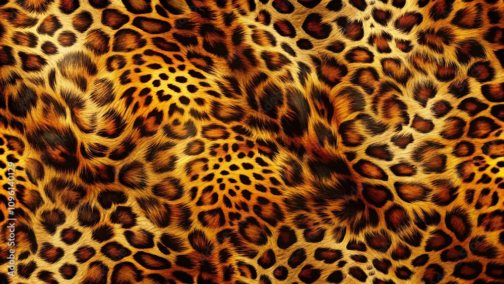 Surreal Leopard Print Fashion Background - Trendy Cheetah Skin Surreal Leopard Print Fashion Background - Trendy Cheetah Skin