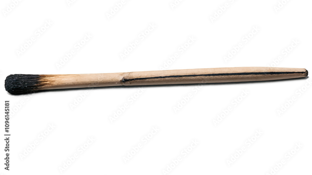 Single Burned Matchstick Isolated
Single Burned Matchstick Isolated