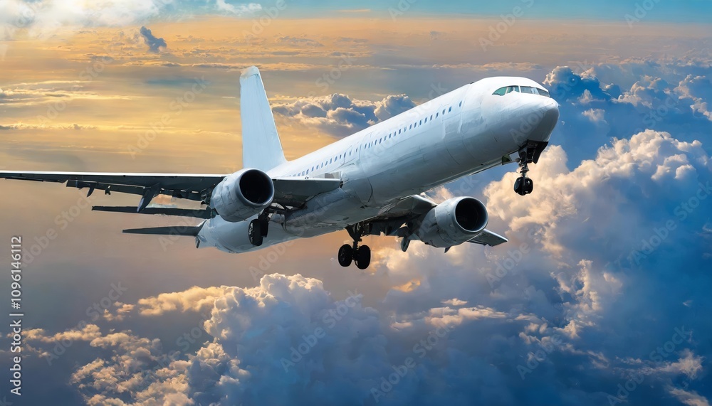 Cargo Plane Soaring Through Blue Skies, Featuring Containers Secured in Its Belly for Efficient Global Transportation of Goods, Highlighting Modern Aeronautical and Logistical Advancements Cargo Plane Soaring Through Blue Skies, Featuring Containers Secured in Its Belly for Efficient Global Transportation of Goods, Highlighting Modern Aeronautical and Logistical Advancements