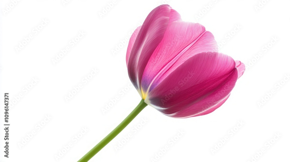 Stunning Pink Tulip in Closeup