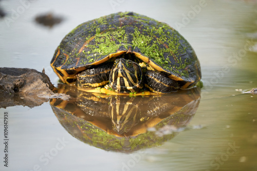 Schildkröte im Wasser photo