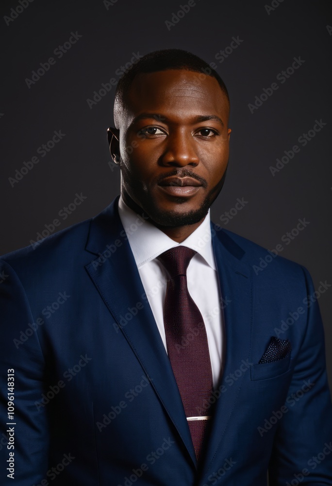 professional portrait, man in a navy suit, maroon tie, dark background, confident expression, elegant attire, studio lighting, formal atmosphere
professional portrait, man in a navy suit, maroon tie, dark background, confident expression, elegant attire, studio lighting, formal atmosphere