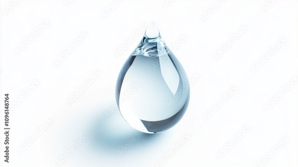 Delicate Water Drop: A Pristine Essence of Nature Delicate Water Drop: A Pristine Essence of Nature
