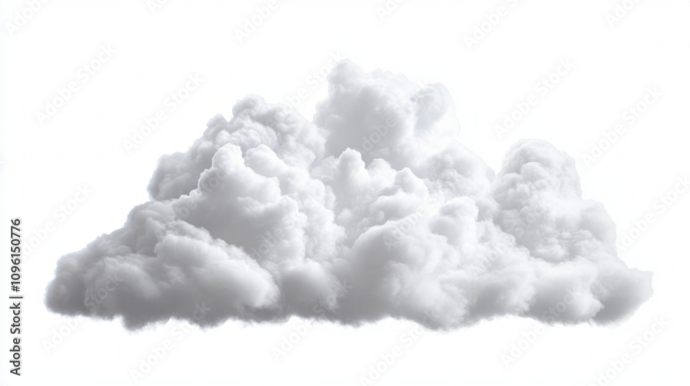 Fluffy Cumulus Cloud in the Sky Fluffy Cumulus Cloud in the Sky