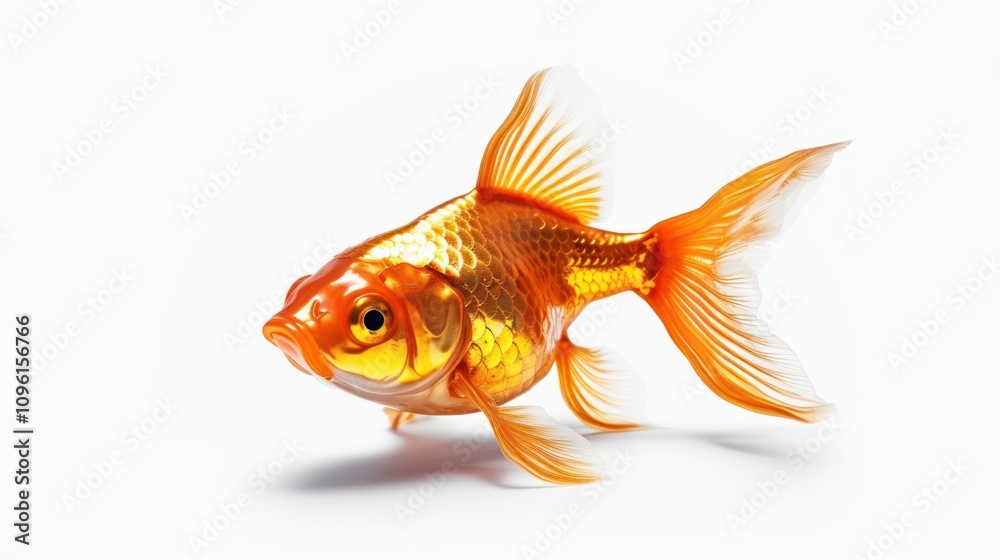 Golden Fish in Focus Golden Fish in Focus