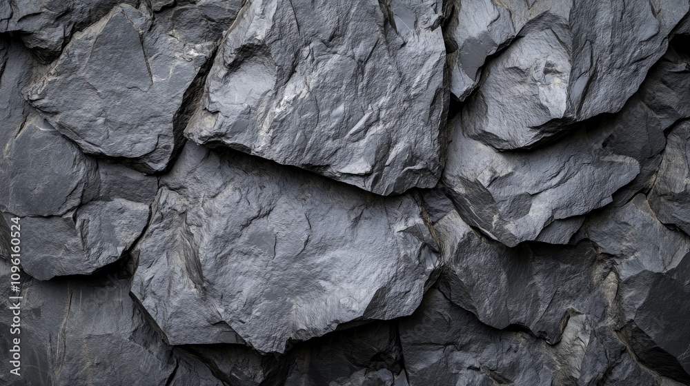 Textured dark gray slate stone surface with irregular layered patterns ideal for backgrounds or banners, showcasing natural rustic beauty. Textured dark gray slate stone surface with irregular layered patterns ideal for backgrounds or banners, showcasing natural rustic beauty.
