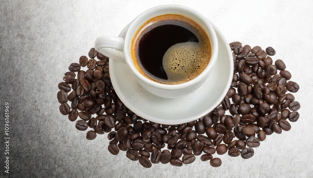Elegant coffee cup filled with hot black coffee, isolated on a clean white background, ideal for café promotions, coffee ads, lifestyle branding, and beverage photography projects. Elegant coffee cup filled with hot black coffee, isolated on a clean white background, ideal for café promotions, coffee ads, lifestyle branding, and beverage photography projects.