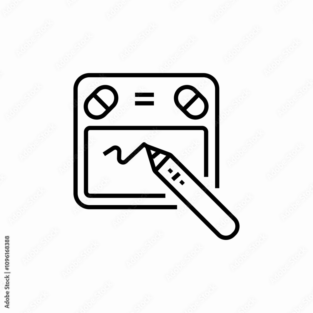 kids drawing tablet icon sign vector kids drawing tablet icon sign vector