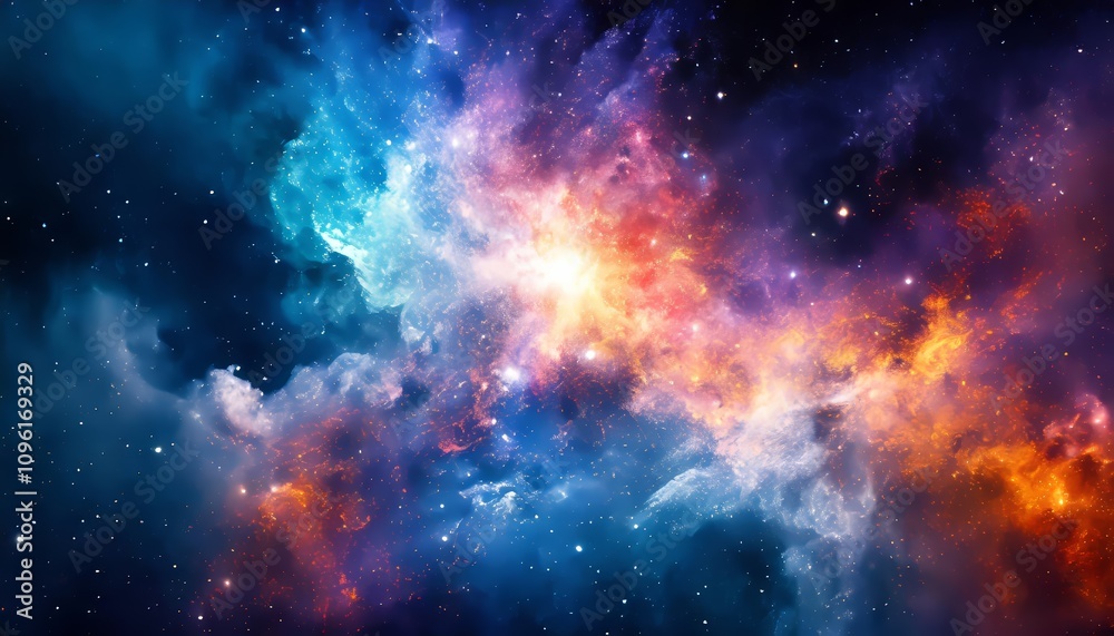 A breathtaking view of a colorful galaxy cloud nebula, capturing the vivid beauty of a starlit night in the cosmos. Ideal for astronomy, science, and universe exploration enthusiasts. A breathtaking view of a colorful galaxy cloud nebula, capturing the vivid beauty of a starlit night in the cosmos. Ideal for astronomy, science, and universe exploration enthusiasts.
