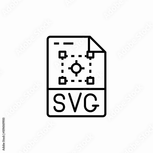 vector file icon sign vector