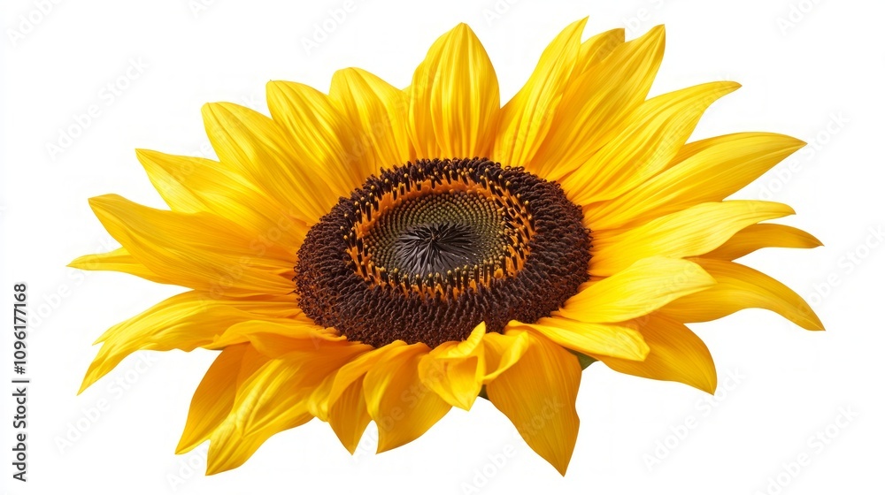 Fototapeta premium Radiant Sunflower in Full Bloom