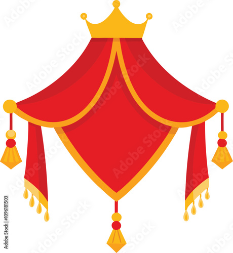 illustration of circus tent