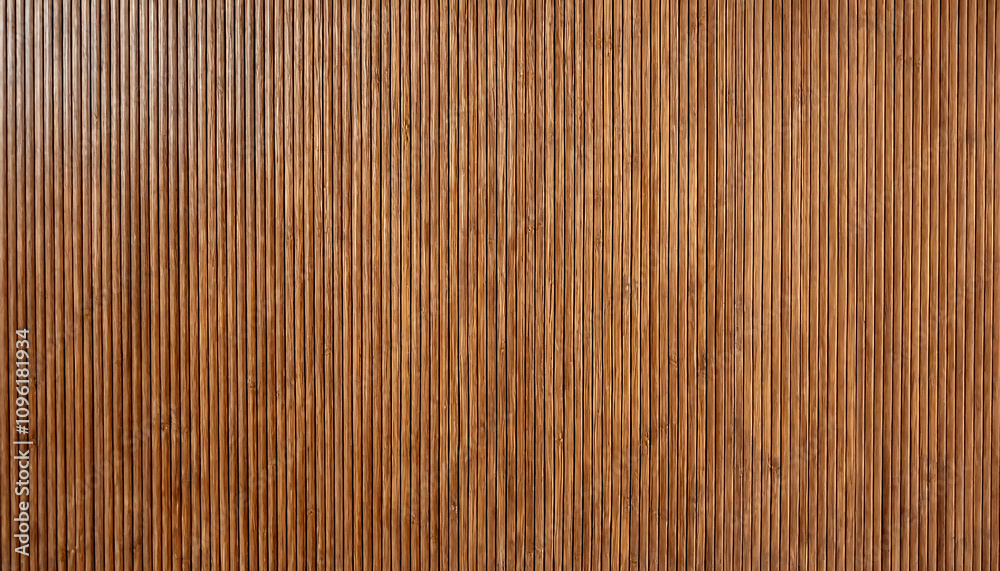 Naklejka premium Detailed Wooden Wall Texture with Linear Relief Pattern in Warm Brown Tone