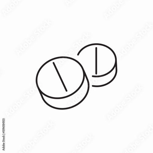 medicines pills icon sign vector