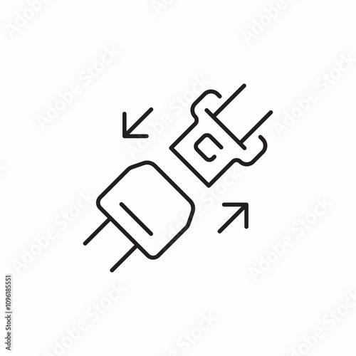 safety belt icon sign vector